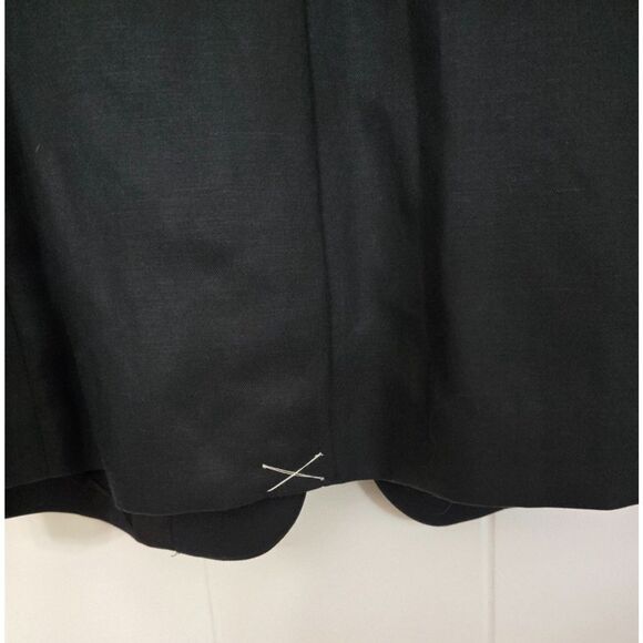 NWT Loft Peak Lapel Modern Blazer in Black Women's Size 12 - Picture 10 of 10